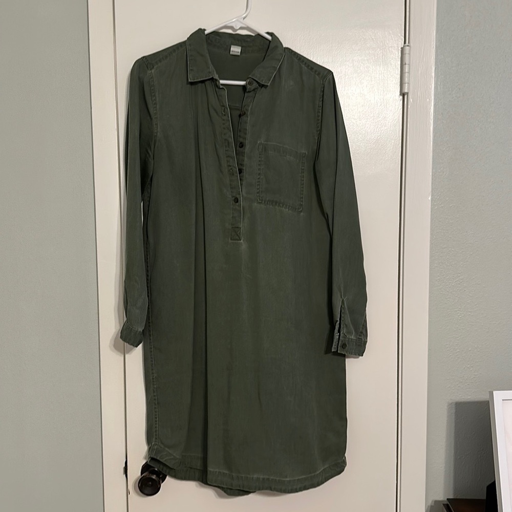 Old Navy dress, medium, army green
